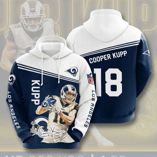 Amazon Sports Team Cooper Kupp Los Angeles Rams Hoodie 3D