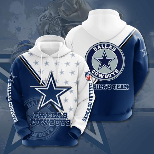 Amazon Sports Team Dallas Cowboys Nfl Full Printed High Quality Hoodie 3D