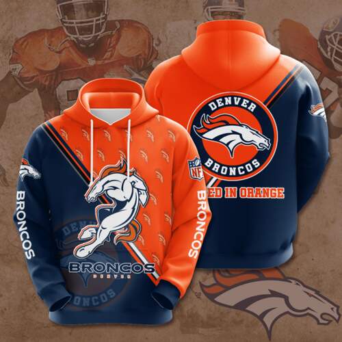 Amazon Sports Team Denver Broncos Nfl Hoodie 3D