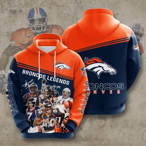 Amazon Sports Team Denver Broncos Hoodie 3D