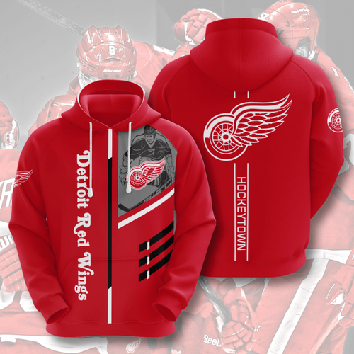 Amazon Sports Team Detroit Red Wings Hoodie 3D