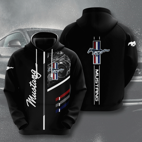 Amazon Sports Team Ford Mustang Hoodie 3D