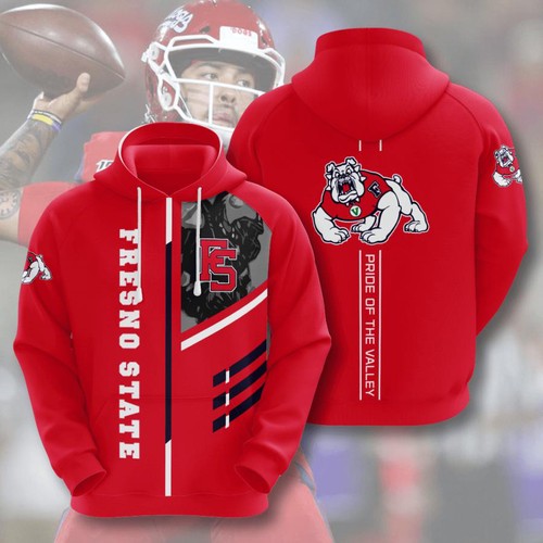 Amazon Sports Team Fresno State Bulldogs Ncaahoodie Hoodie 3D