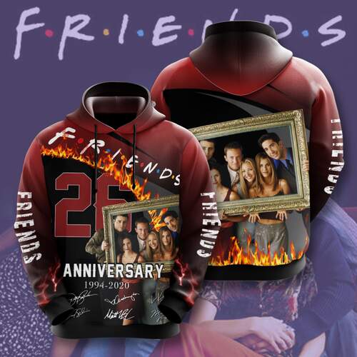 Amazon Sports Team Friends Movie Character Anniversary Hoodie 3D