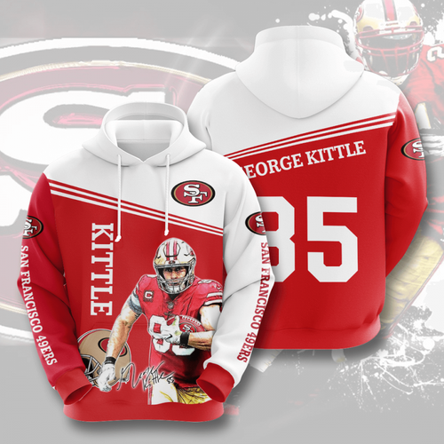 Amazon Sports Team George Kittle San Francisco Hoodie 3D