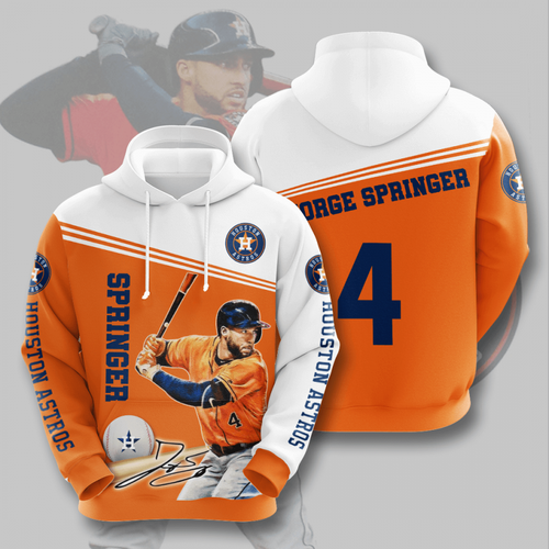 Amazon Sports Team George Springer Houston Astros Hoodie 3D