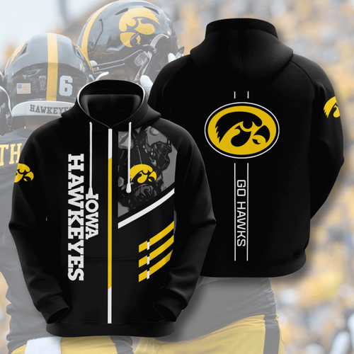 Amazon Sports Team Iowa Hawkeyes Ncaahoodie Hoodie 3D