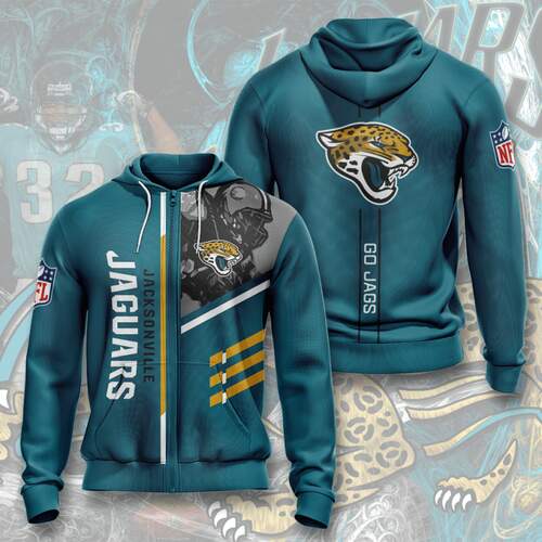 Amazon Sports Team Jacksonville Jaguars Hoodie 3D
