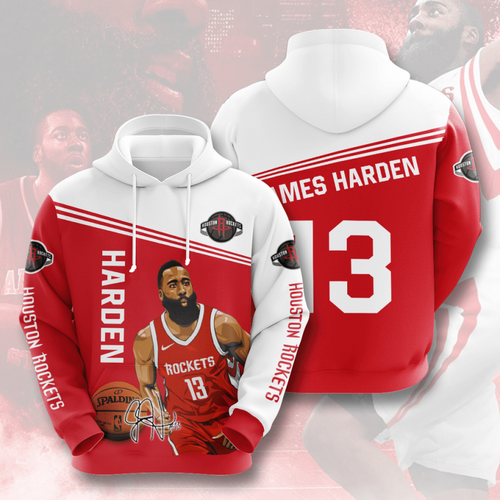 Amazon Sports Team James Harden Houston Rockets Hoodie 3D