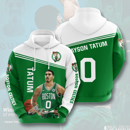 Amazon Sports Team Jayson Tatum Boston Celtics Hoodie 3D