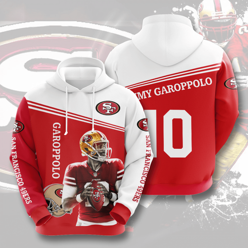 Amazon Sports Team Jimmy Garoppolo San Francisco Hoodie 3D