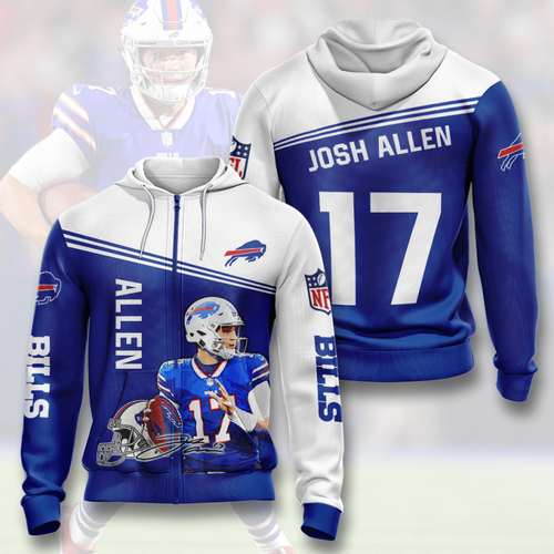 Amazon Sports Team Josh Allen Buffalo Bills Hoodie 3D
