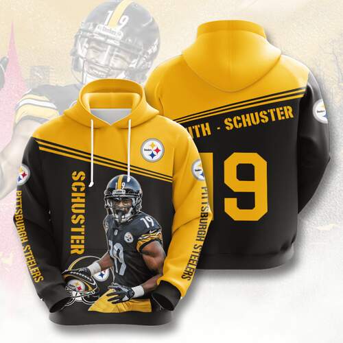 Amazon Sports Team Juju Smith Pittsburgh Steelers Hoodie 3D