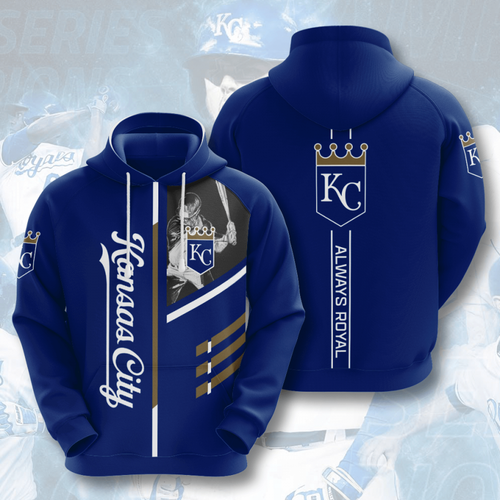 Amazon Sports Team Kansas City Royals Hoodie 3D