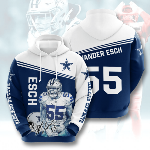 Amazon Sports Team Leighton Vander Esch Dallas Cowboys Hoodie 3D