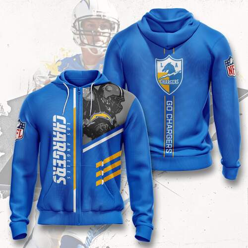 Amazon Sports Team Los Angeles Chargers Hoodie 3D