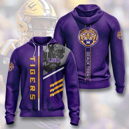 Amazon Sports Team Lsu Tigers Hoodie 3D