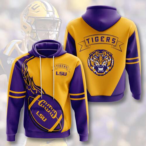 Amazon Sports Team Lsu Tigers Hoodie 3D
