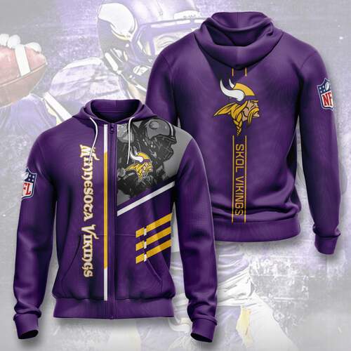Amazon Sports Team Minnesota Vikings Hoodie 3D