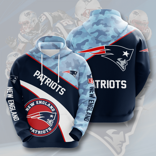 Amazon Sports Team New England Patriots Hoodie 3D