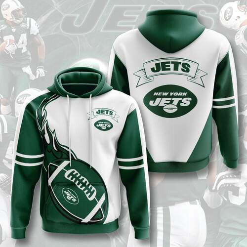 Amazon Sports Team New York Jets Hoodie 3D