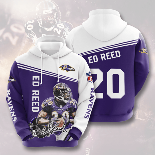 Amazon Sports Team Nfl Baltimore Ravens Hoodie 3D