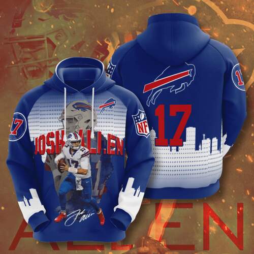 Amazon Sports Team Nfl Buffalo Bills Hoodie 3D