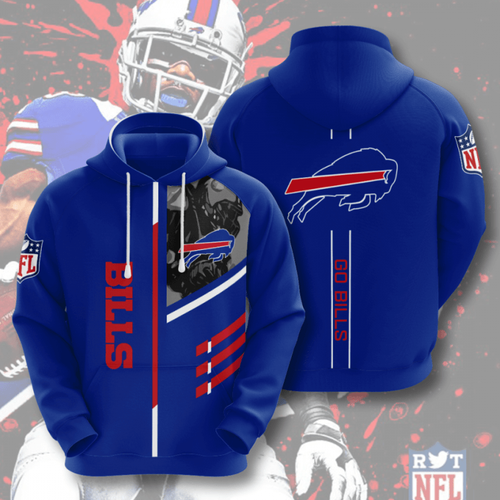 Amazon Sports Team Nfl Buffalo Bills Hoodie 3D