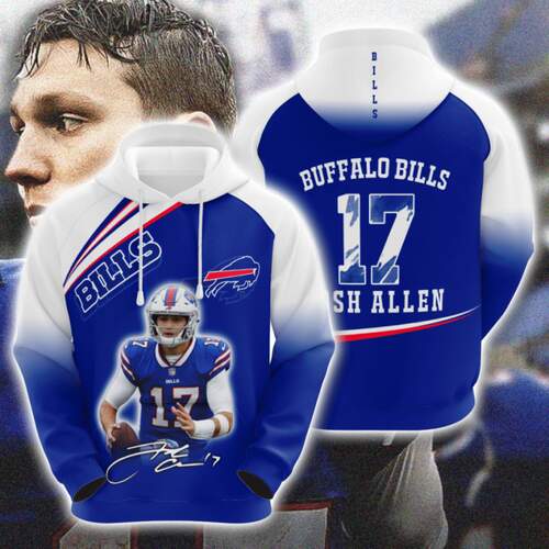 Amazon Sports Team Nfl Buffalo Bills Hoodie 3D