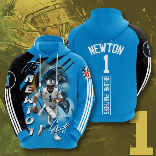 Amazon Sports Team Nfl Carolina Panthers Hoodie 3D
