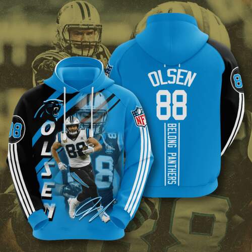 Amazon Sports Team Nfl Carolina Panthers Hoodie 3D