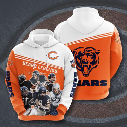 Amazon Sports Team Nfl Chicago Bears Hoodie 3D