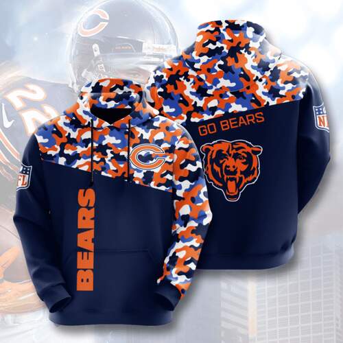 Amazon Sports Team Nfl Chicago Bears Hoodie 3D