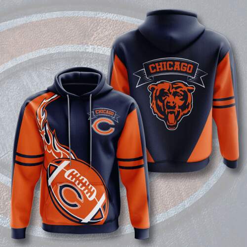 Amazon Sports Team Nfl Chicago Bears Hoodie 3D