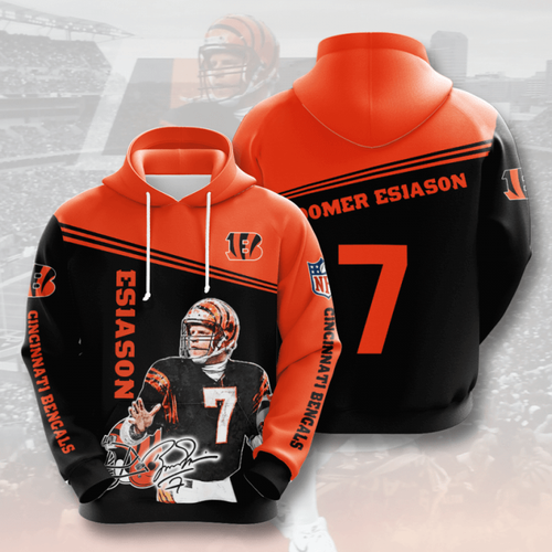 Amazon Sports Team Nfl Cincinnati Bengals Hoodie 3D