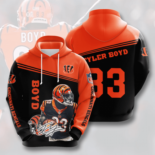 Amazon Sports Team Nfl Cincinnati Bengals Hoodie 3D