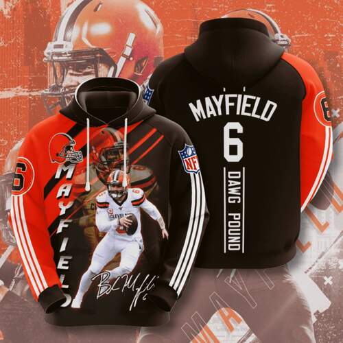 Amazon Sports Team Nfl Cleveland Browns Hoodie 3D