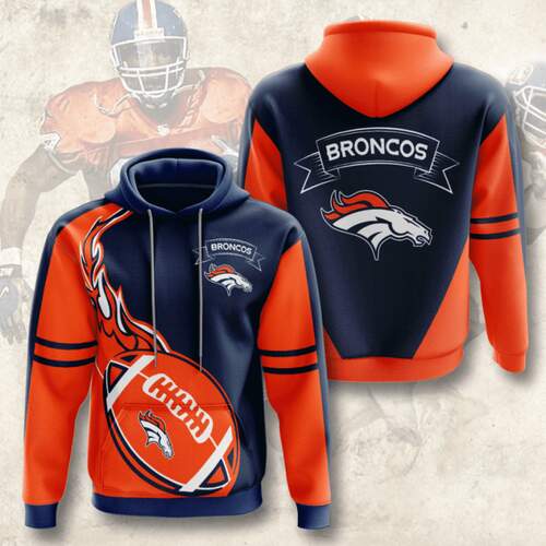 Amazon Sports Team Nfl Denver Broncos Hoodie 3D