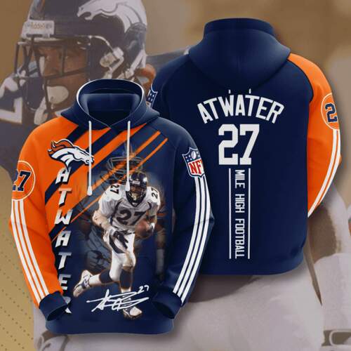 Amazon Sports Team Nfl Denver Broncos Hoodie 3D