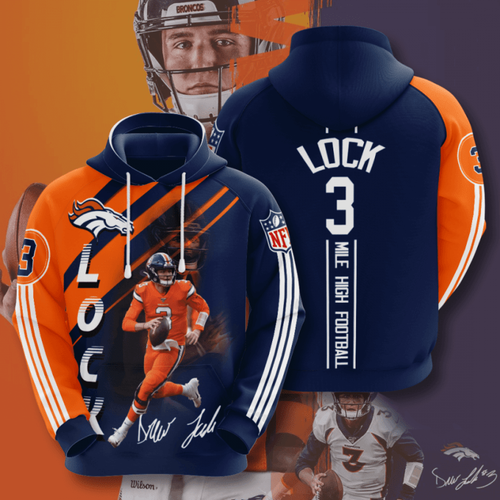 Amazon Sports Team Nfl Denver Broncos Hoodie 3D