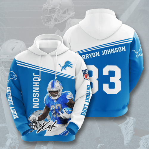 Amazon Sports Team Nfl Detroit Lions Hoodie 3D