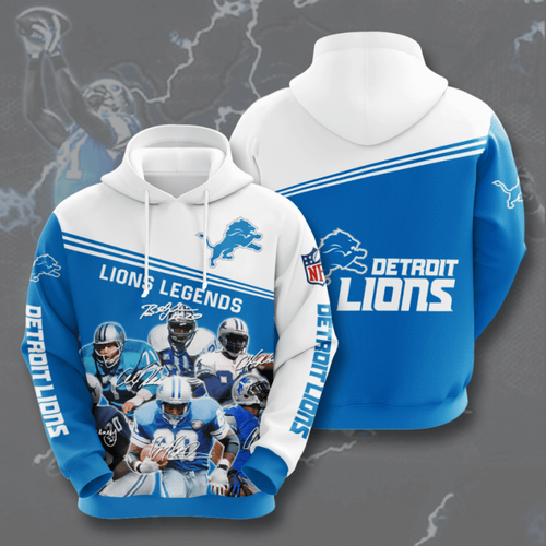 Amazon Sports Team Nfl Detroit Lions Hoodie 3D