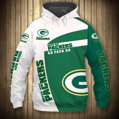 Amazon Sports Team Nfl Green Bay Packers Go Pack Hoodie 3D