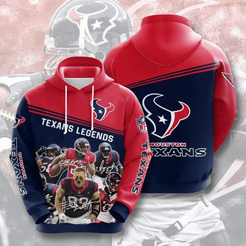 Amazon Sports Team Nfl Houston Texans Hoodie 3D
