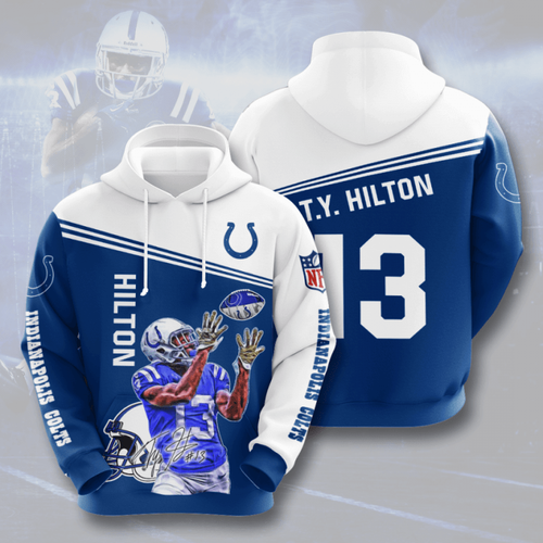 Amazon Sports Team Nfl Indianapolis Colts Hoodie 3D