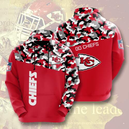 Amazon Sports Team Nfl Kansas City Chiefs Hoodie 3D