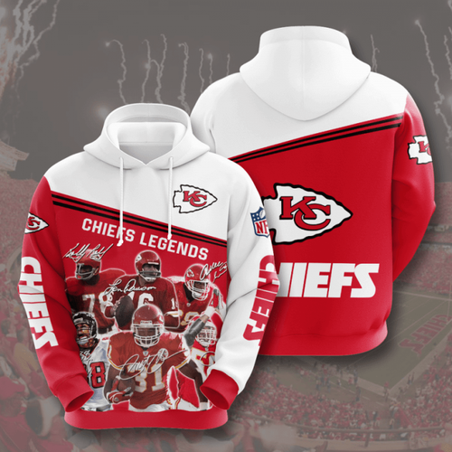 Amazon Sports Team Nfl Kansas City Chiefs Hoodie 3D