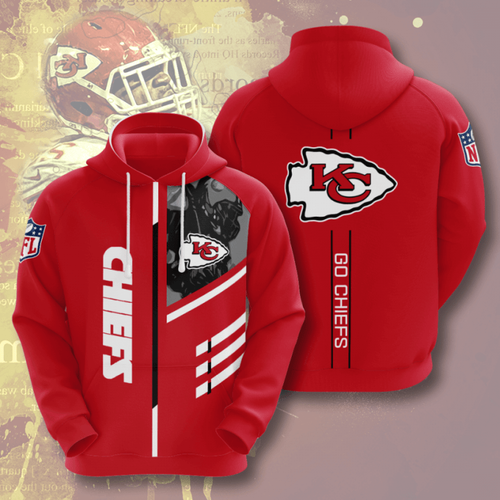 Amazon Sports Team Nfl Kansas City Chiefs Hoodie 3D