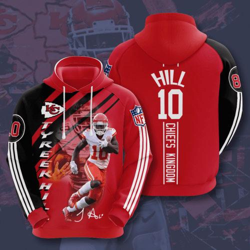 Amazon Sports Team Nfl Kansas City Chiefs Hoodie 3D
