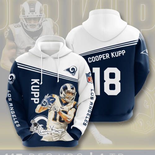 Amazon Sports Team Nfl Los Angeles Rams Hoodie 3D